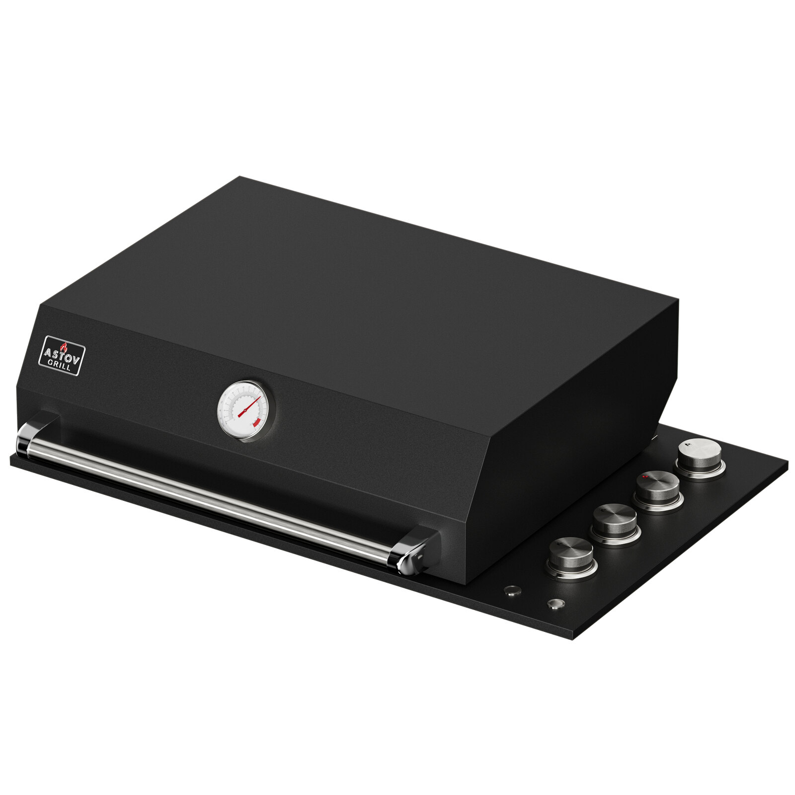 Встраиваемый газовый гриль ASTOV GRILL Perfect Black